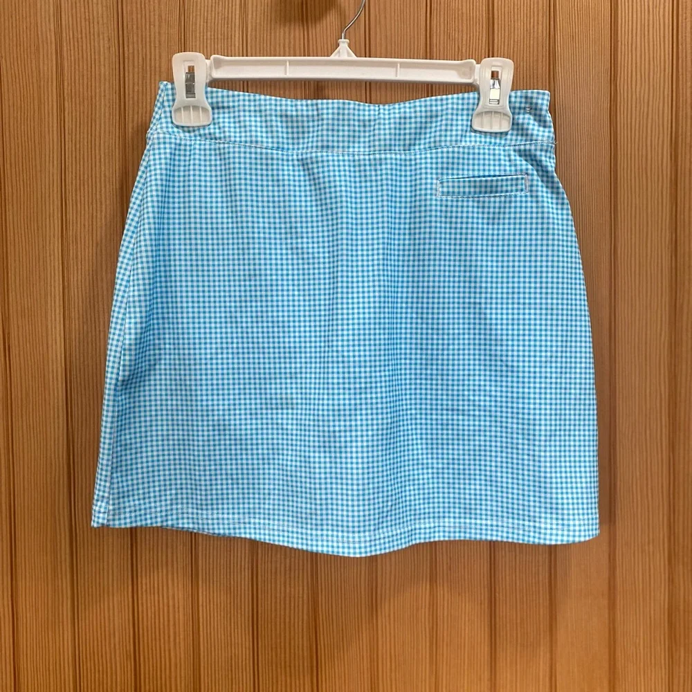 Pebble Beach Women's Sky Blue Mini Skirt - Picture 2 of 8
